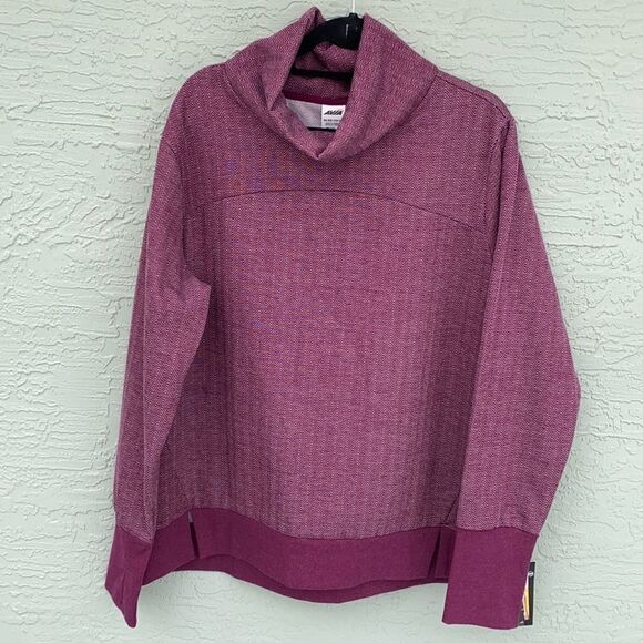 Avia Sz XL (16-18) NWT Herringbone Pullover Relaxed Fit - Picture 8 of 13